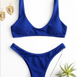 Blue Zaful Bikini Set